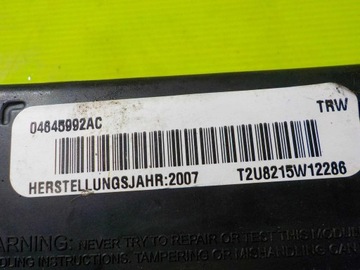 AVENGER III 08R AIRBAG ULOŽENÍ SEDADLA PRAVÁ PŘEDNÍ