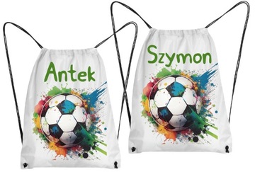 Кружка + Подушка + Сумка для ФУТБОЛИКА ФУТБОЛЬНЫЙ разноцветный мяч + Имя