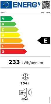 Zamrażarka szafowa Smeg S8F174NE