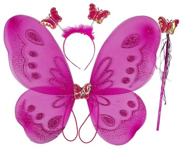 SKRZYDEŁKA MOTYLKA WRÓŻKA MOTYL MOTYLEK STRÓJ