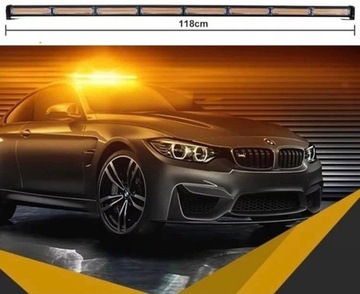 СТАБАР СТРОБСКОП СВЕТОДИОДНЫЙ СИГНАЛИЗАЦИЯ МИГАЮЩИЙ ЛУЧ ПОМОЩИ НА ДОРОЖЕ ЭВАКУАТОР 118 СМ