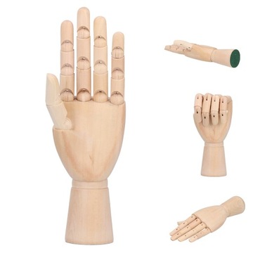 Деревянная ручная модель, художественная обычная кукла, украшение, рисунок WP