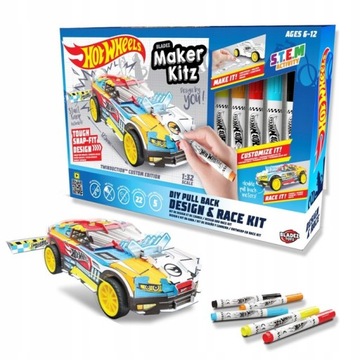 HOT WHEELS MAKER KITZ DO SKŁADANIA I MALOWANIA