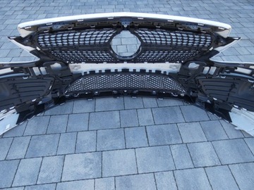 Grill zderzak kratki MERCEDES C-klasa W205 prz lif