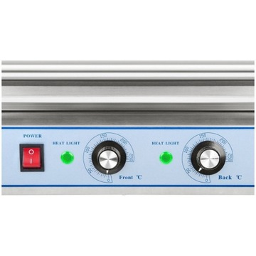 РОЛИКОВЫЙ ГРИЛЬ, НАГРЕВАТЕЛЬ САЖА, 5 РОЛИКОВ, 1000ВТ