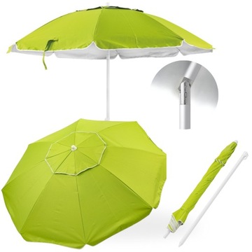 Składany PARASOL OGRODOWY NA BALKON ogród DUŻY parasol PLAŻOWY z funkcjami