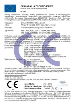 Электрогенератор K&S Basic KSB 2800A