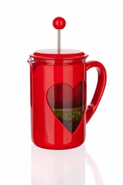 Заварник-кувшин, кофеварка, травы, RED HEART, 0,8 л, ПОДАРОК