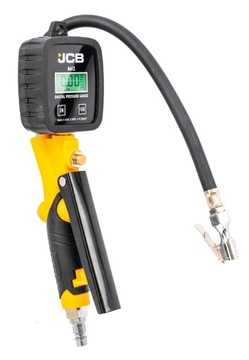 ПИСТОЛЕТ ДЛЯ ПОДКАЧКИ КОЛЕС JCB, ЦИФРОВОЙ МАНОМЕТР С ЖК-дисплеем, АВТОМОБИЛЬНЫЙ НАСОС 0–14