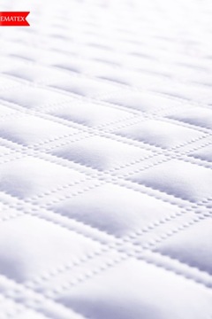 ВОДОНЕПРОНИЦАЕМЫЙ СТЕГАНЫЙ НАМАТРАЦ 200x200 С ЛАСТИКОМ ВОКРУГ