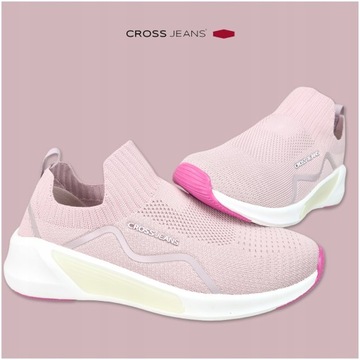 Damskie buty różowe CROSS Jeans FF2R4113 37