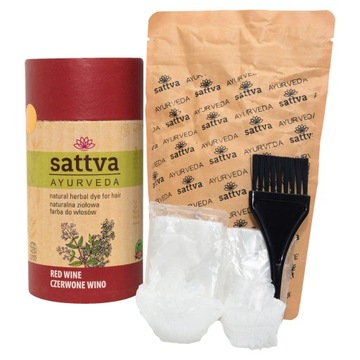 Sattva henna do włosów czerwone wino 150 g