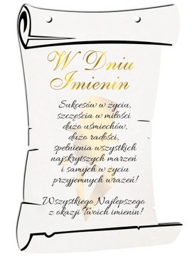 Dyplom dla mężczyzny na imieniny prezent
