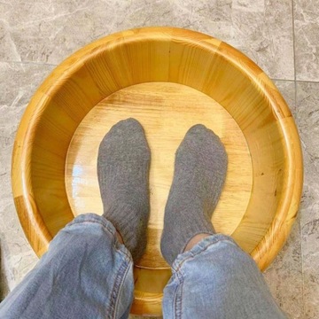 Деревянная ванночка для педикюра для ног. Универсальная чаша для мытья ног.