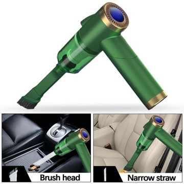 Складной пылесос с быстрой зарядкой, зеленый