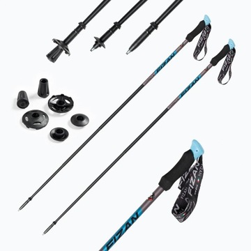 Трекинговые палки Fizan Compact 4 синие 51-125