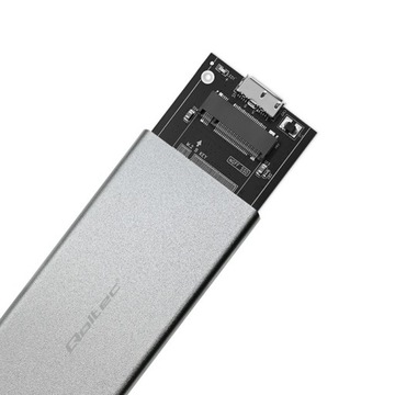 Слот в алюминиевом корпусе для твердотельного накопителя M.2 SATA NGFF USB3.0, скорость 5 Гбит/с, 2 ТБ