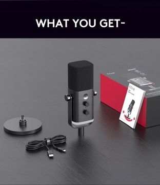 Динамический микрофон FIFINE USB/XLR с отключением звука при нажатии