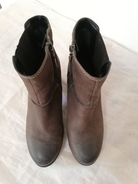 Buty botki skórzane Clarks UK 5 r. 38 , wkł 25 cm