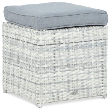 Pufa BORNEO/SALO White Grey