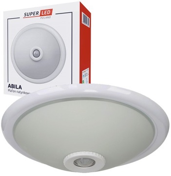 PLAFON OPRAWA LED 2x E27 czujnik ruchu i zmierzchu