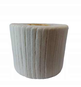 Полировальный валик Круг фетровый цилиндрический шлифовальный для полировальной машины 120 х 100 мм из шерсти