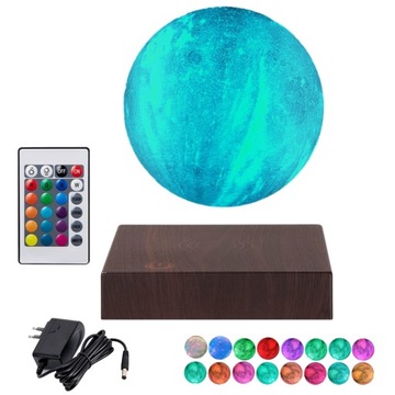Pływająca lampa Galaxy Moon Lewitacja magnetyczna Pływające światło księżyc