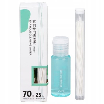 L-Przebite czyszczenie uszu 25ML dziurki W uchu