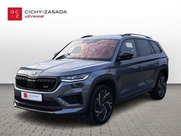 Skoda Kodiaq I RS Facelifting 2.0 TSI 245KM 2022 Skoda Kodiaq 2.0TSI 245KM DSG 4x4 Wersja RS DCC Hak Salon Polska FV23