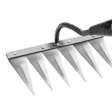 Традиционный съемник Садовый инструмент 6 зубьев, сталь