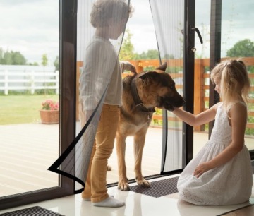 ОЧЕНЬ ПРОЧНАЯ ДВЕРНАЯ МОСКИТНАЯ СЕТКА, 100 x 210 СМ