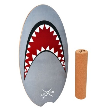 BALANCE BOARD DESKA DO BALANSOWANIA RÓWNOWAGI 80 x 40 CM SHARK