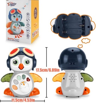 РАЗВИВАЮЩАЯ МУЗЫКАЛЬНАЯ ИГРУШКА ДЛЯ ДЕТЕЙ СО СВЕТОМ И ЗВУКОМ