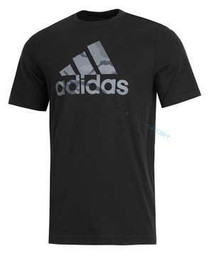 ADIDAS WYGODNA KOSZULKA T-SHIRT BAWEŁNIANA CAMO BADGE OF SPORT GRAPH M