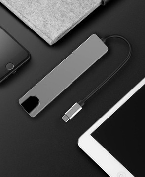 АДАПТЕР THUNDERBOLT HDMI 4K RJ45 SD TF USB C 3.1