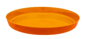 Podstawka NOWA z połyskiem 13cm POMARAŃCZOWA