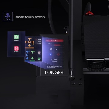 Более длинный обновленный 3D-принтер LK5 PRO FDM 300*300*400 мм