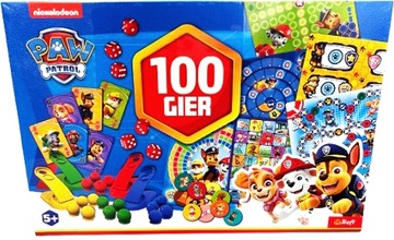 Gra planszowa Trefl 100 gier planszowych Psi Patrol