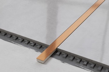 LISTWA METALOWA STEEL COPPER MIEDZIANA MAT 2x60cm
