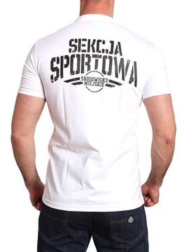 KOSZULKA ŚRODOWISKO MIEJSKIE SEKCJA SPORTOWA WHITE r. XL