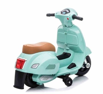 Самокат Vespa на аккумуляторе, бирюзовый