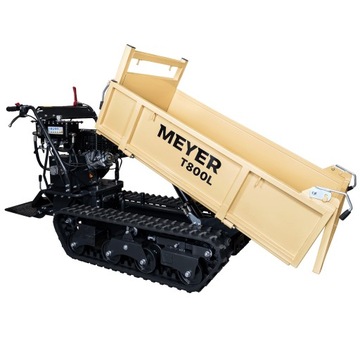 MINI WOZIDŁO GĄSIENICOWE Z WYWROTKĄ MEYER T800L SILNIK LONCIN 13KM 800KG