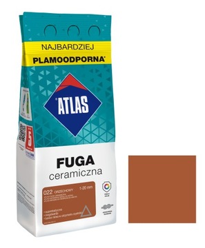 ATLAS FUGA CERAMICZNA 1-20MM 022 ORZECHOWY 2KG