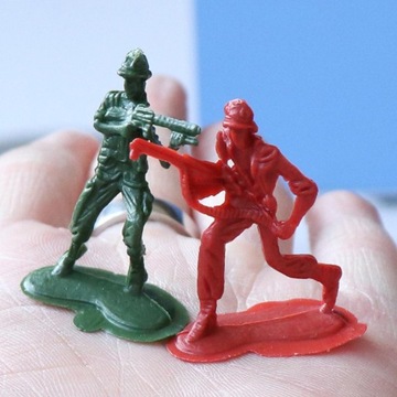 Базовый набор из 238 предметов, солдатики и ассорти 4 см