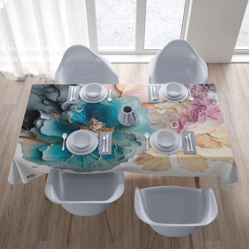 СКАТЕРТЬ СТОЙКАЯ К ПЯТЯНИЯМ 140Х220 ГЛАДКАЯ МАТОВАЯ ТОЛЩИНА 138