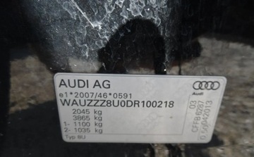 Audi Q3 I SUV 2.0 TDI 140KM 2013 Audi Q3 Sportback 2013r, 2.0 TDI, Uszkodzony lewy bok, Jezdzi. 2.0 Diesel, zdjęcie 24