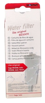 2 фильтра воды Scanpart для кофемашины Sage BES008