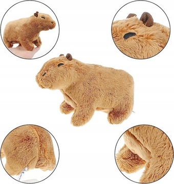 ПЛЮШЕВЫЙ ТАЛИСМАН ДЛЯ ДЕТЕЙ КАПИБАРА CAPYBARA 20СМ