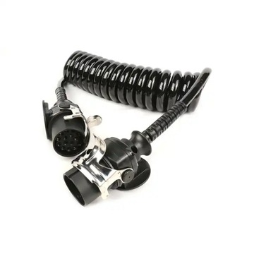 Спиральный кабель 15 PIN ADR прицеп полуприцеп TRACTOR 2x PLUG 3,8м 24В