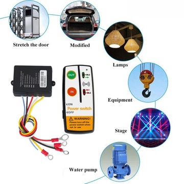 Контроллер лебедки, пульт дистанционного управления электрической лебедкой, беспроводной, универсальный, высокий
